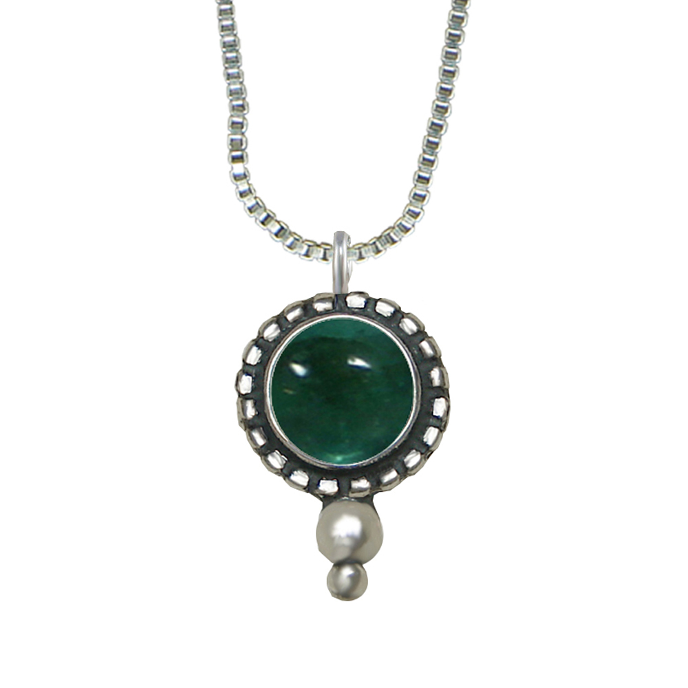 Sterling Silver Little Fluorite Pendant Necklace
